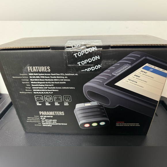 TOPDON AD800BT FULL System Car Diagnostic Tools Wireless Automotive Scanner - Picture 9 of 10